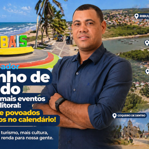 Ninho de Bado propõe ampliar eventos no litoral de Estância
